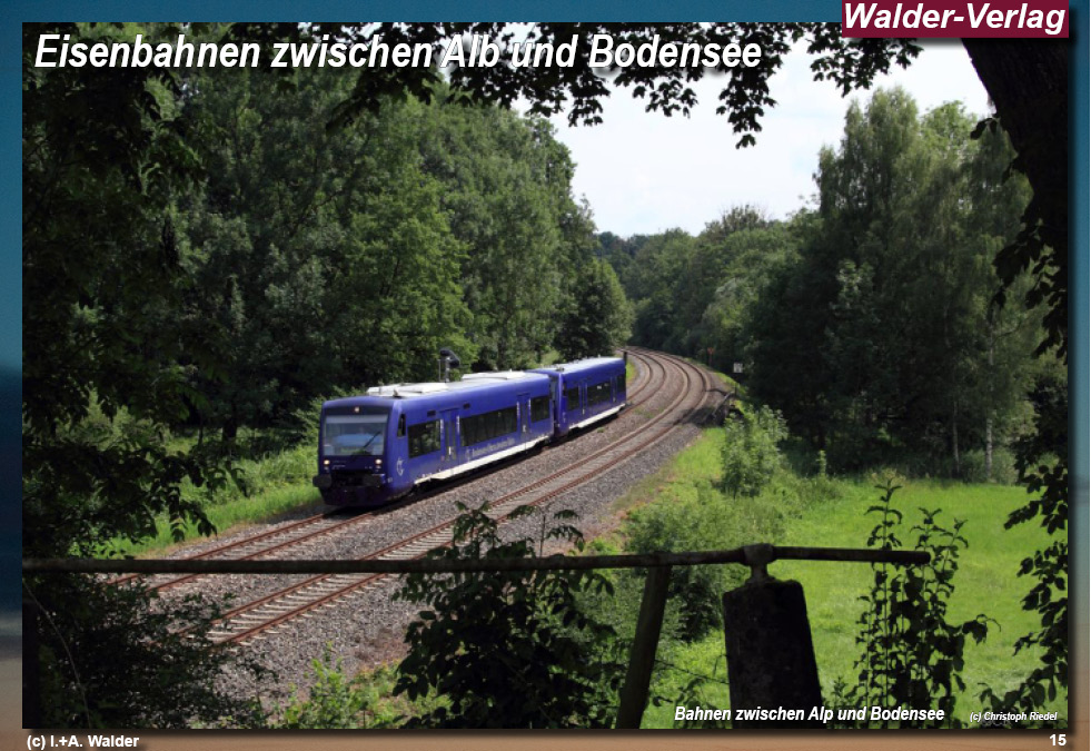 Eisenbahn zwischen Alb und Bodensee
