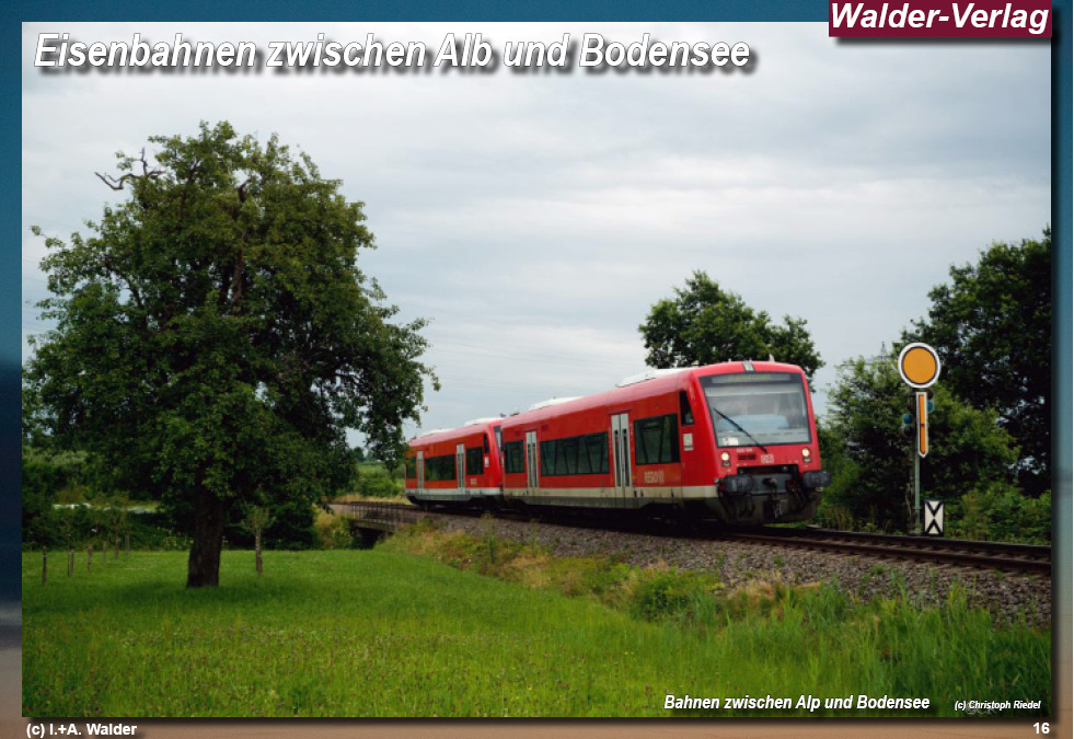 Eisenbahn zwischen Alb und Bodensee