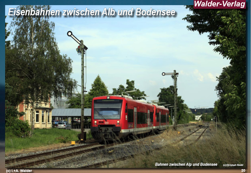 Eisenbahn zwischen Alb und Bodensee
