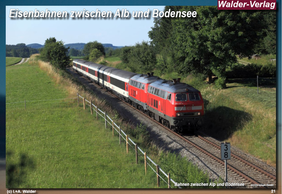 Eisenbahn zwischen Alb und Bodensee