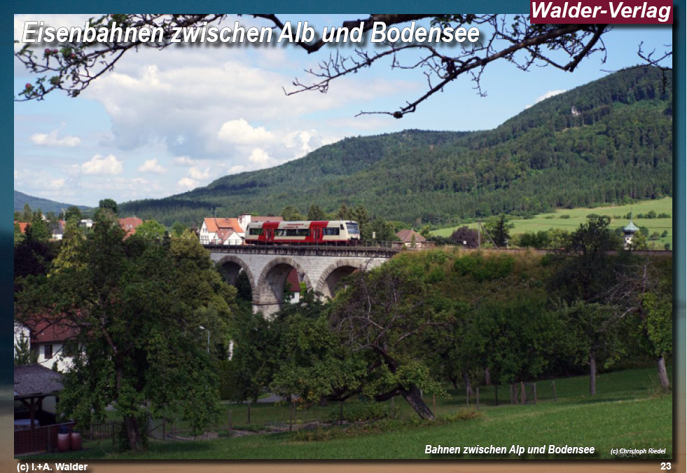 Eisenbahn zwischen Alb und Bodensee