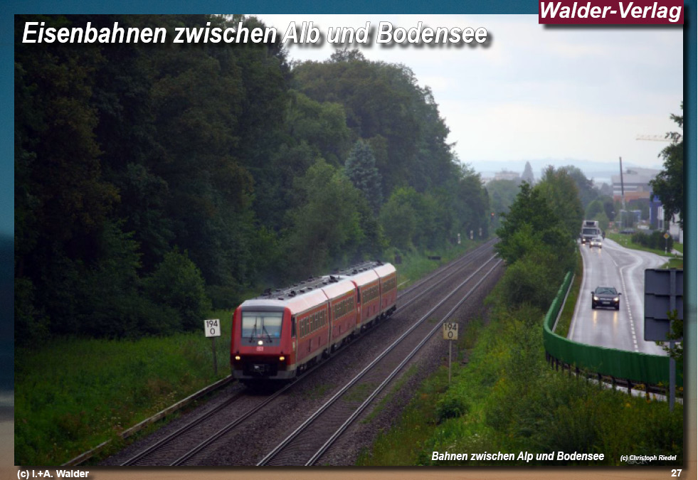 Eisenbahn zwischen Alb und Bodensee