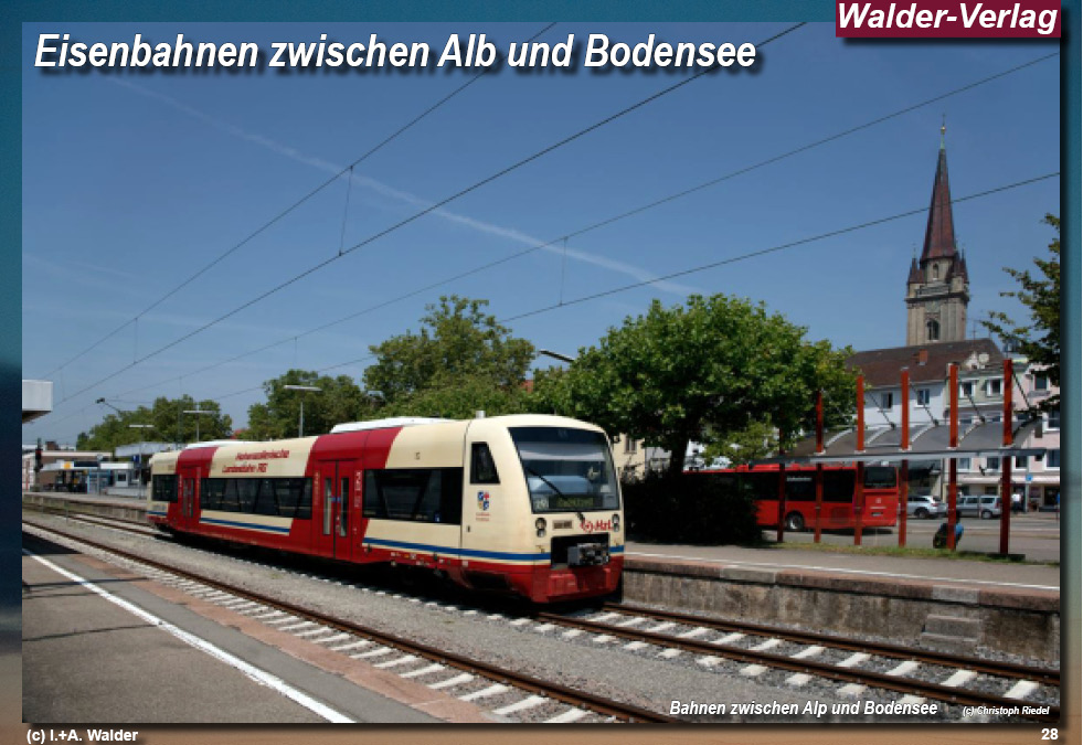 Eisenbahn zwischen Alb und Bodensee