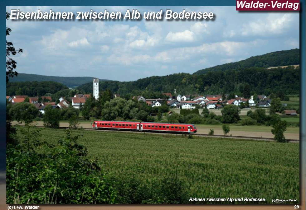 Eisenbahn zwischen Alb und Bodensee