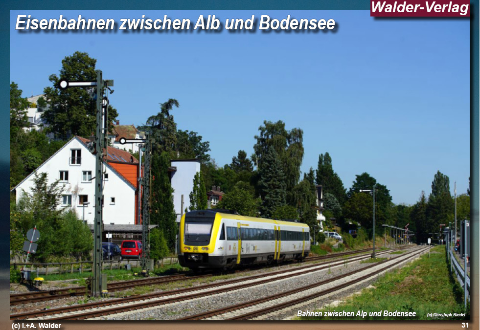Eisenbahn zwischen Alb und Bodensee