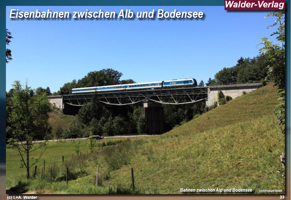 Eisenbahn zwischen Alb und Bodensee