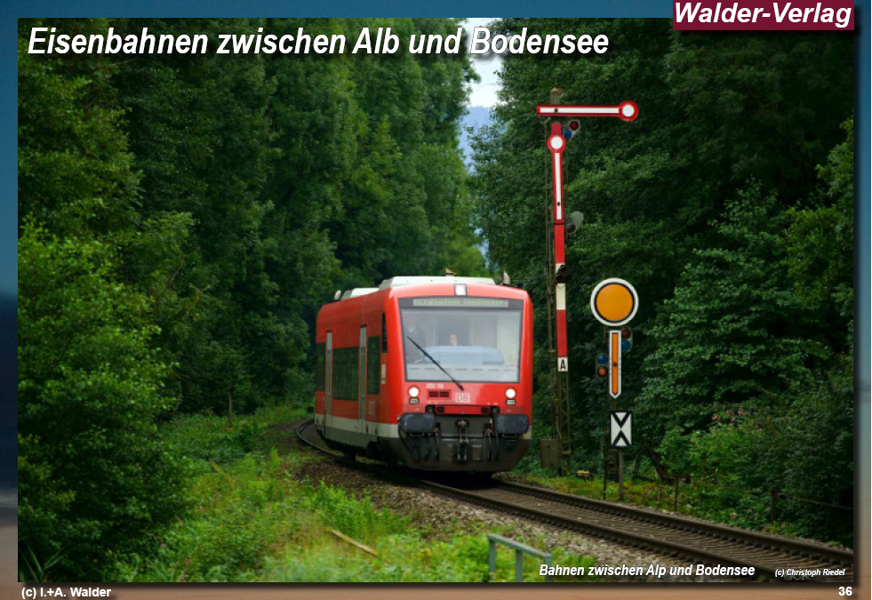 Eisenbahn zwischen Alb und Bodensee
