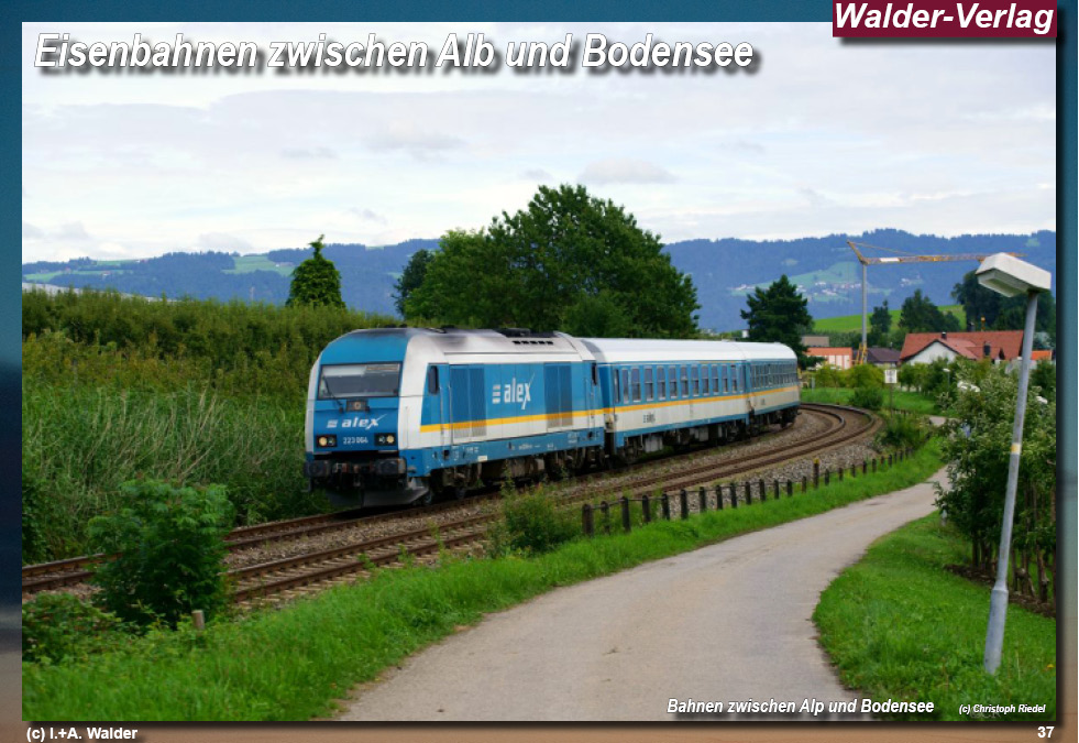 Eisenbahn zwischen Alb und Bodensee