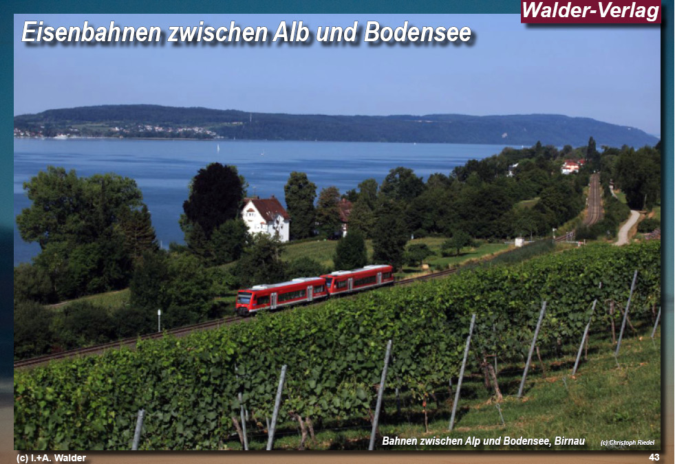 Eisenbahn zwischen Alb und Bodensee
