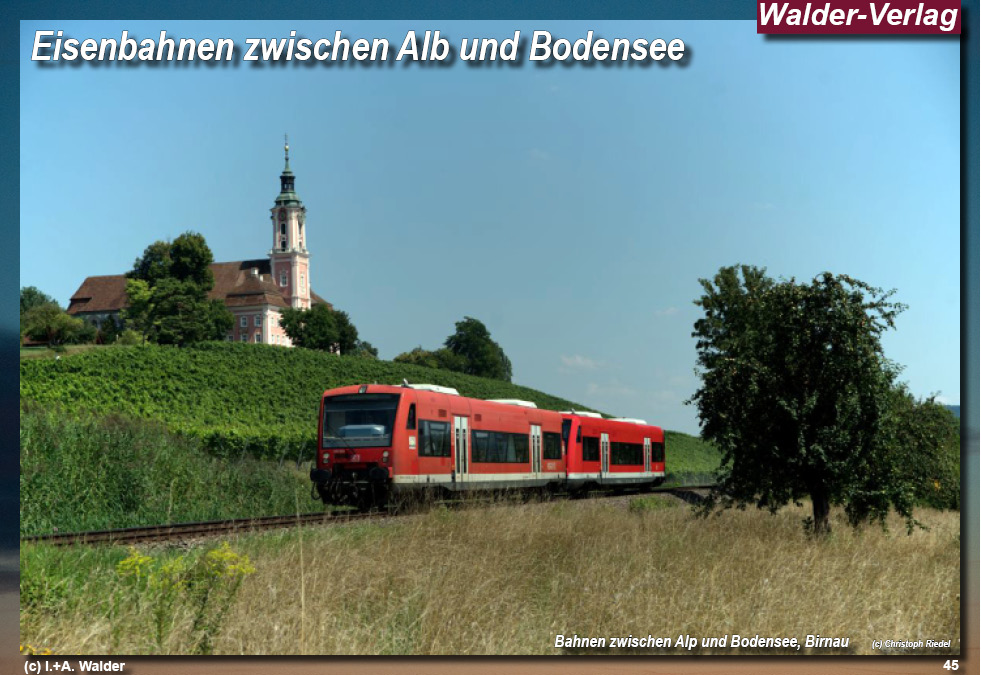 Eisenbahn zwischen Alb und Bodensee