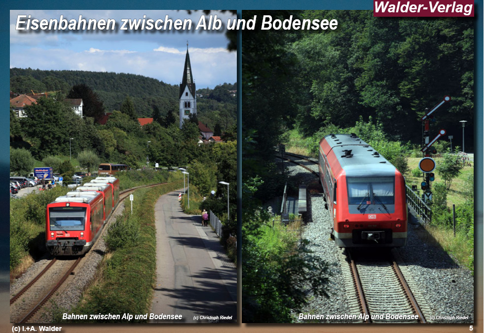 Eisenbahn zwischen Alb und Bodensee