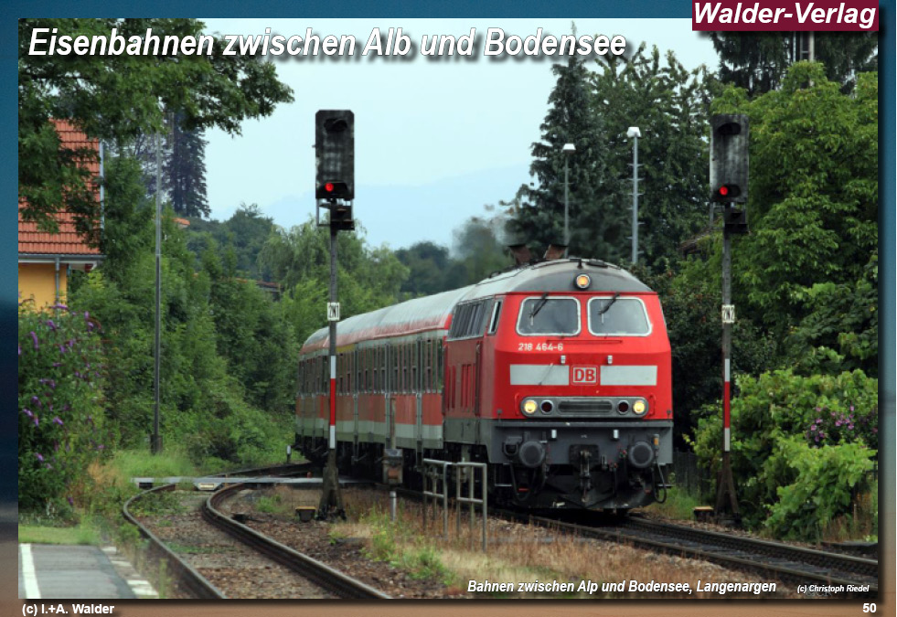 Eisenbahn zwischen Alb und Bodensee