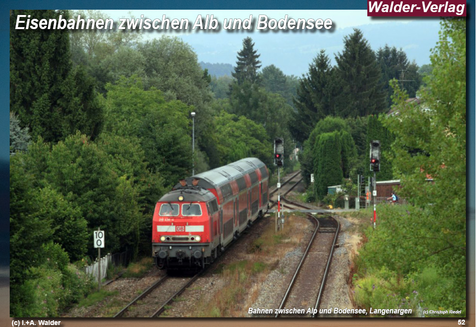 Eisenbahn zwischen Alb und Bodensee
