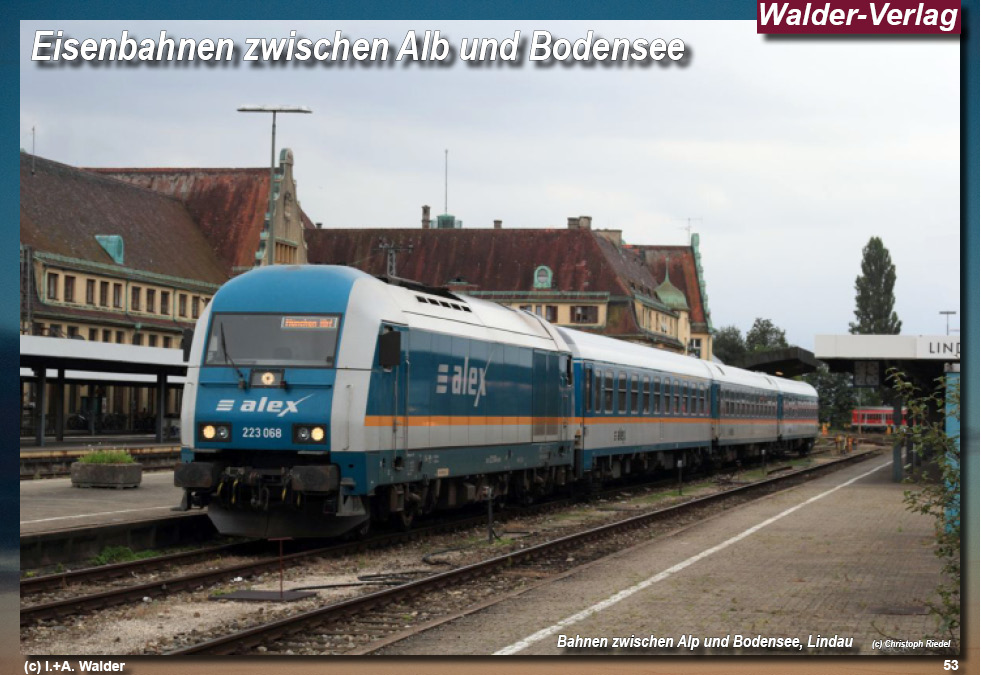 Eisenbahn zwischen Alb und Bodensee