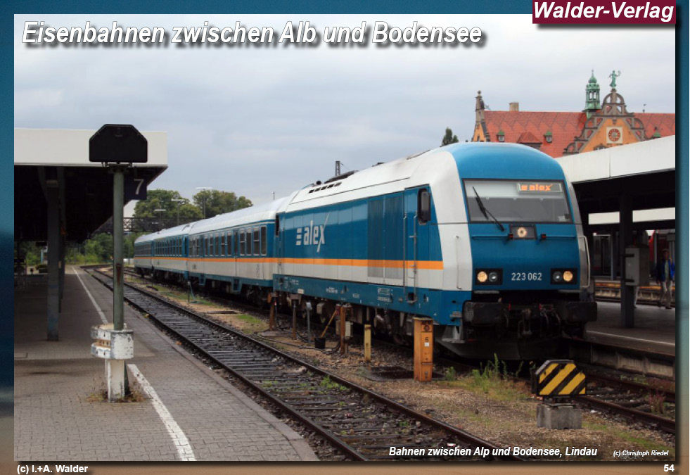 Eisenbahn zwischen Alb und Bodensee