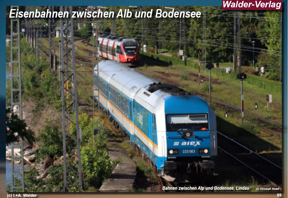 Eisenbahn zwischen Alb und Bodensee
