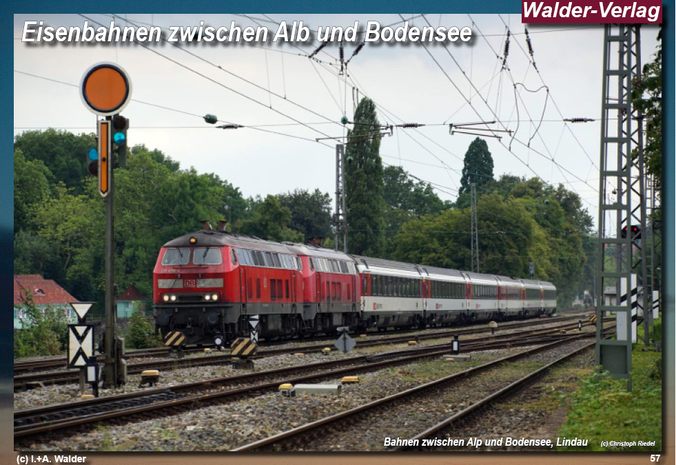 Eisenbahn zwischen Alb und Bodensee