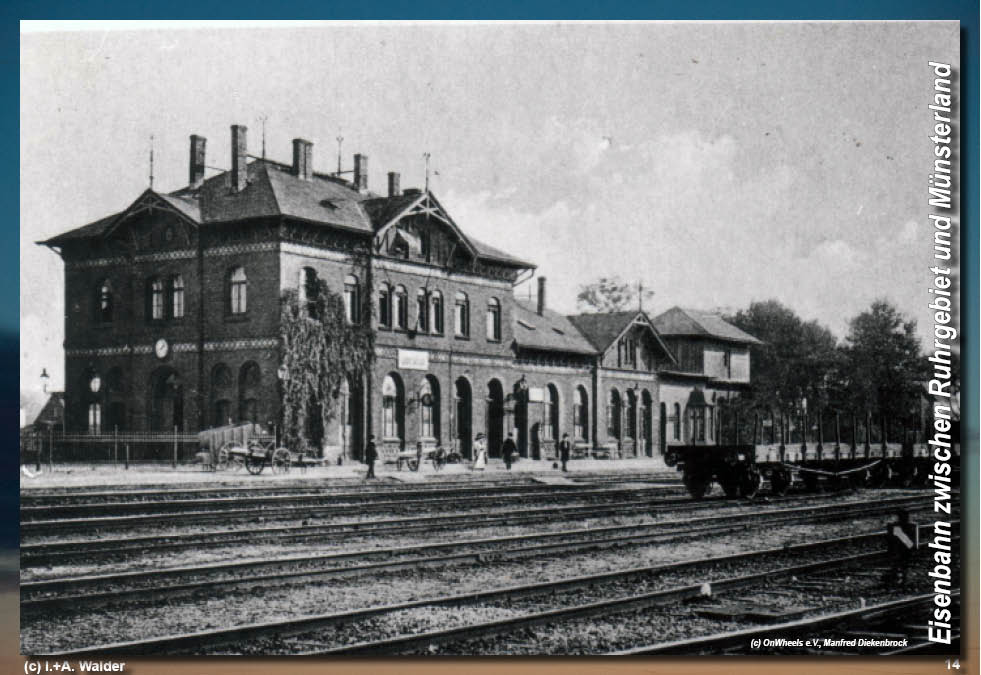 Eisenbahn zwischen Ruhrgebiet und Münsterland