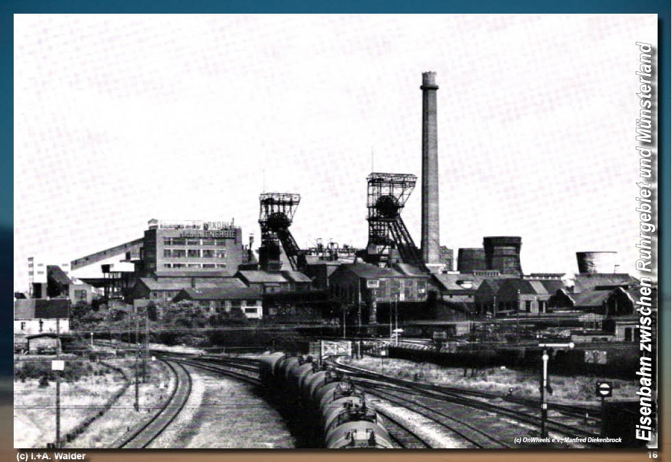 Eisenbahn zwischen Ruhrgebiet und Münsterland