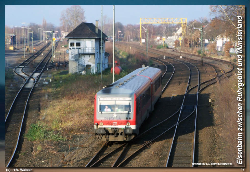 Eisenbahn zwischen Ruhrgebiet und Münsterland