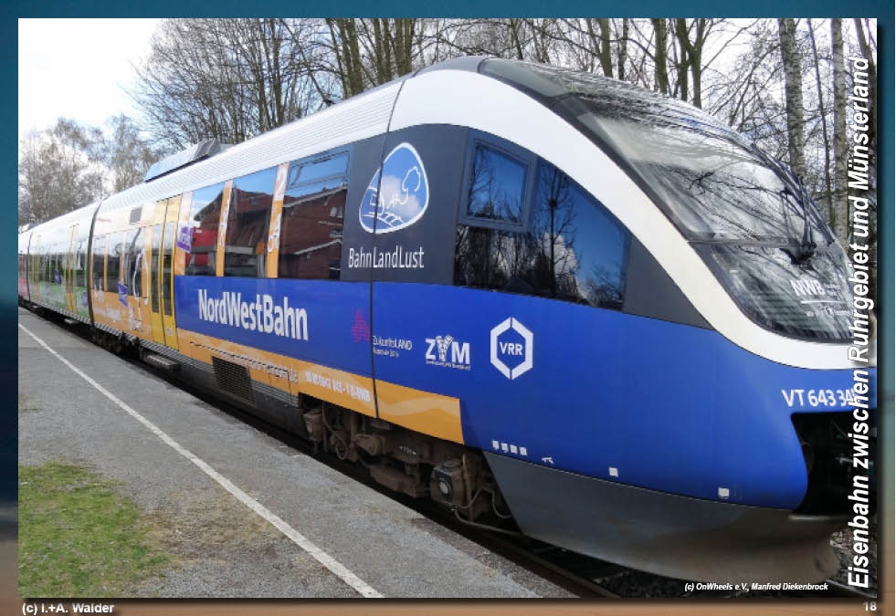 Eisenbahn zwischen Ruhrgebiet und Münsterland