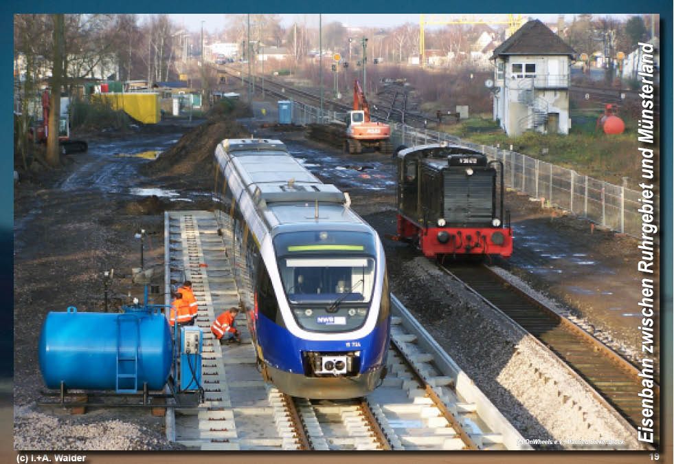 Eisenbahn zwischen Ruhrgebiet und Münsterland