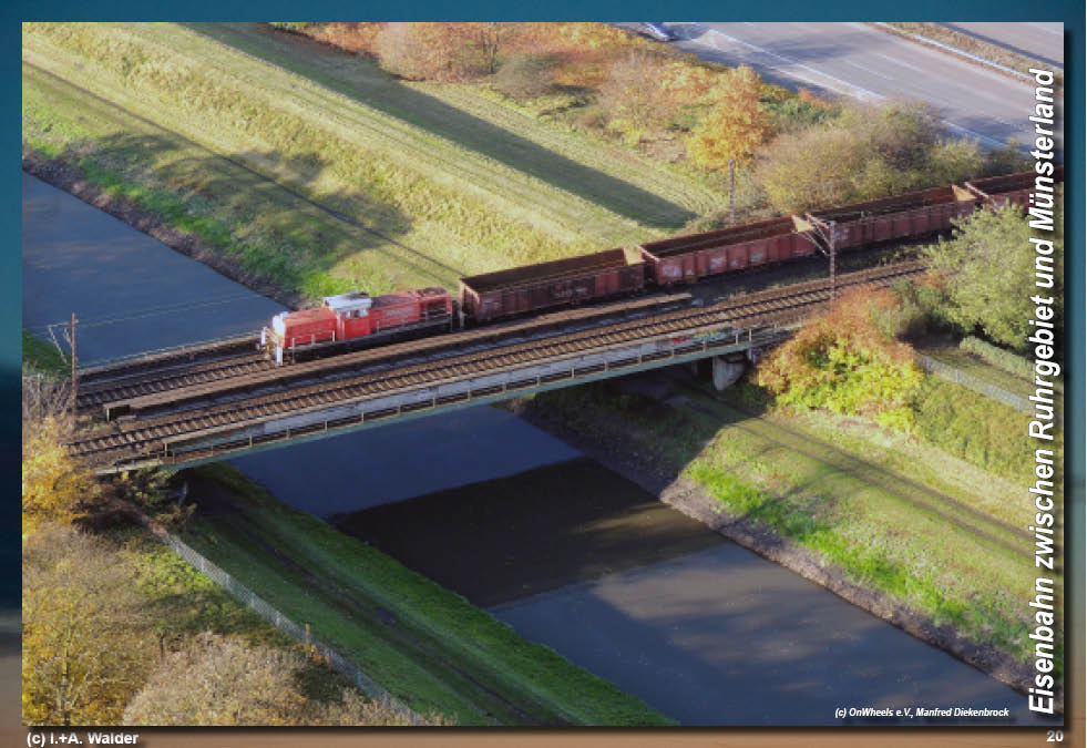 Eisenbahn zwischen Ruhrgebiet und Münsterland