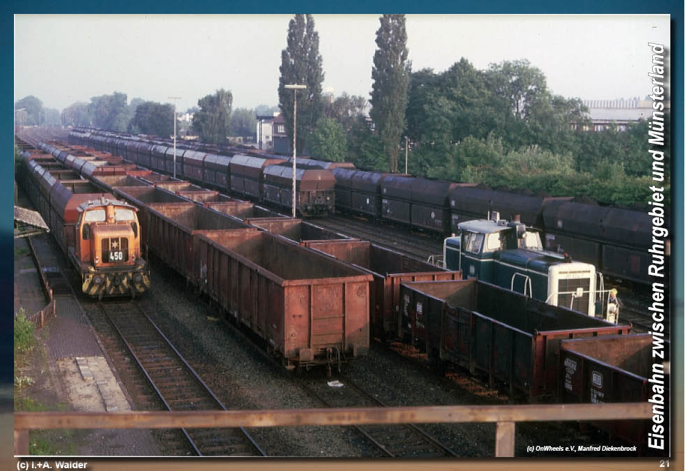 Eisenbahn zwischen Ruhrgebiet und Münsterland