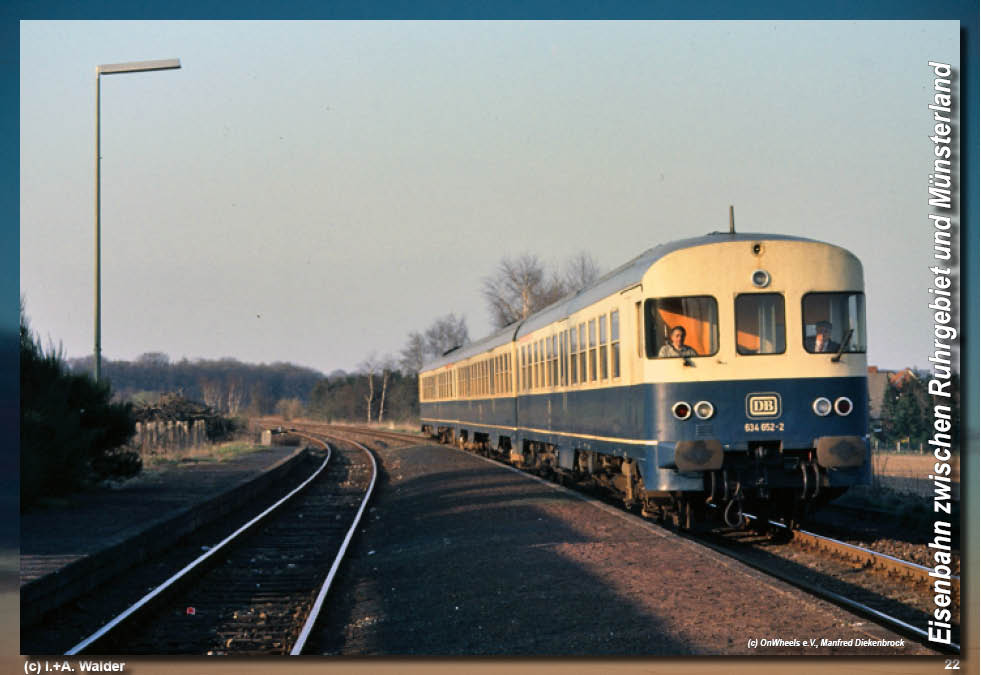 Eisenbahn zwischen Ruhrgebiet und Münsterland
