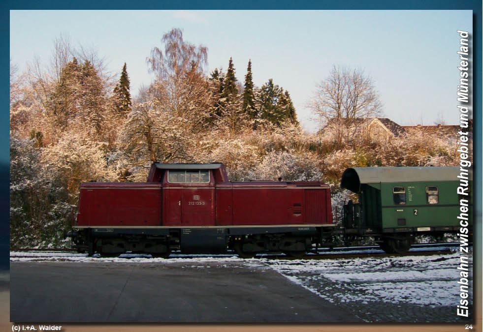 Eisenbahn zwischen Ruhrgebiet und Münsterland