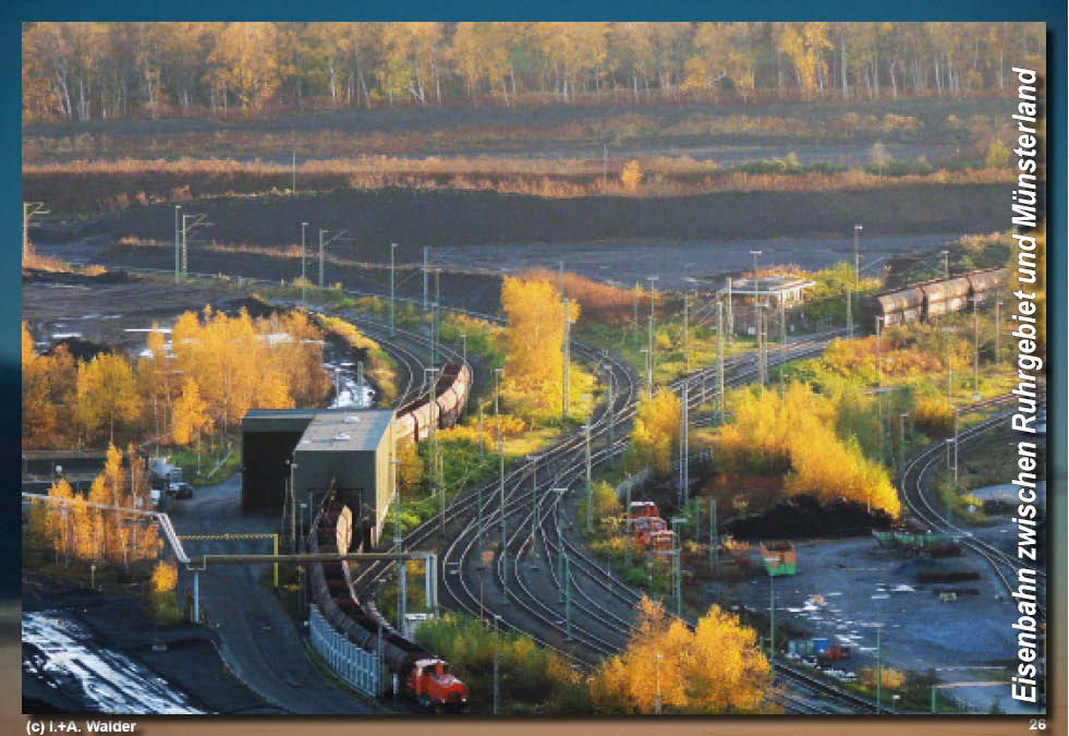 Eisenbahn zwischen Ruhrgebiet und Münsterland