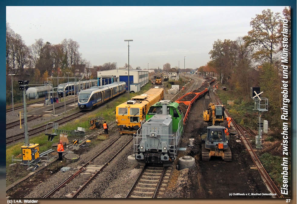 Eisenbahn zwischen Ruhrgebiet und Münsterland