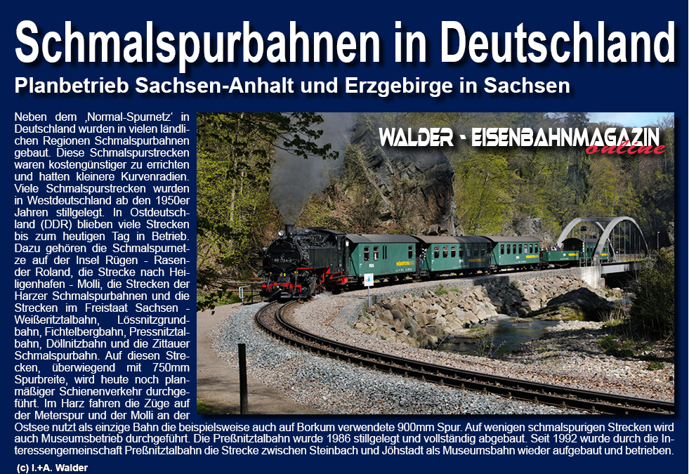 Schmalspurbahnen in Deutschland