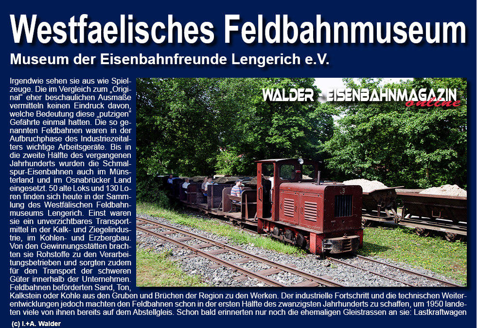 Westfälisches Feldbahnmuseum Lengerich