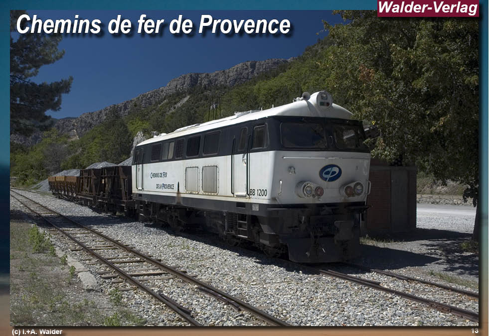 Eisenbahnen Chemins de fer de Provence