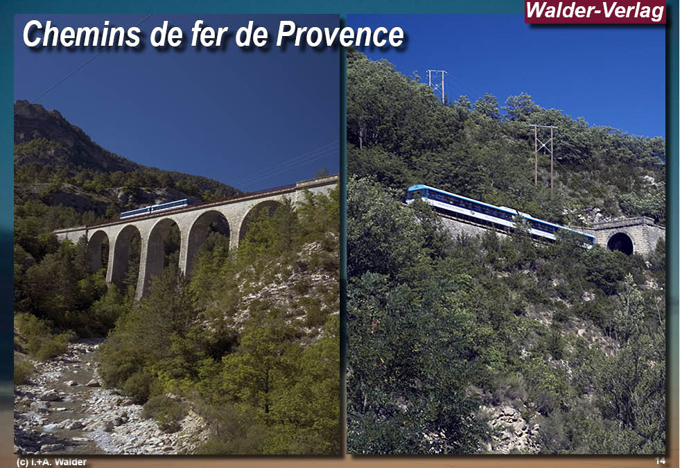 Eisenbahnen Chemins de fer de Provence