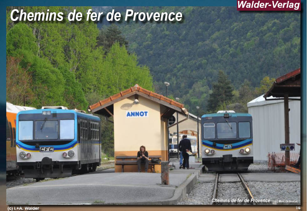 Eisenbahnen Chemins de fer de Provence