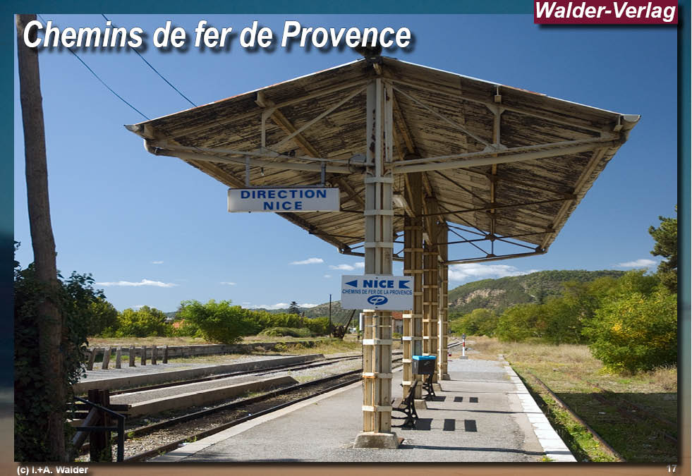 Eisenbahnen Chemins de fer de Provence