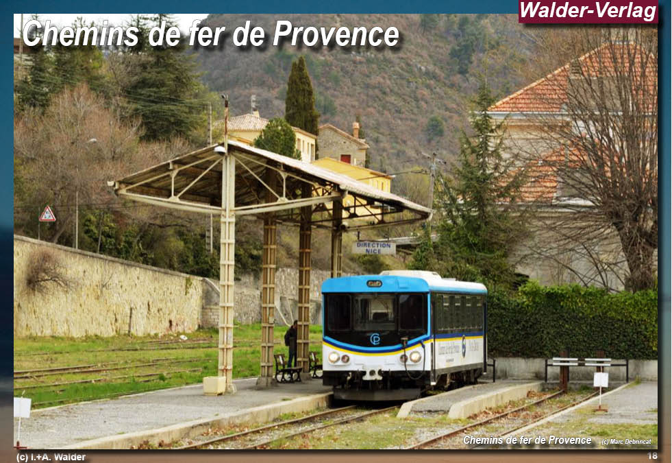 Eisenbahnen Chemins de fer de Provence
