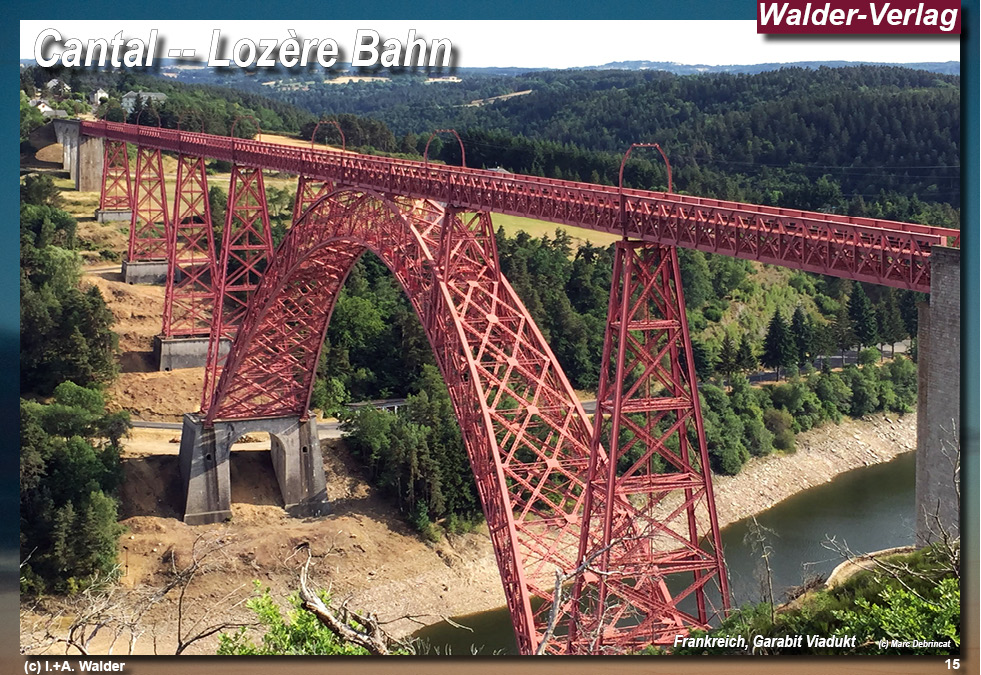 Eisenbahnen in Frankreich - Cantal - Lozère Bahn