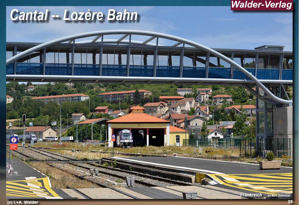 Eisenbahnen in Frankreich - Cantal - Lozère Bahn