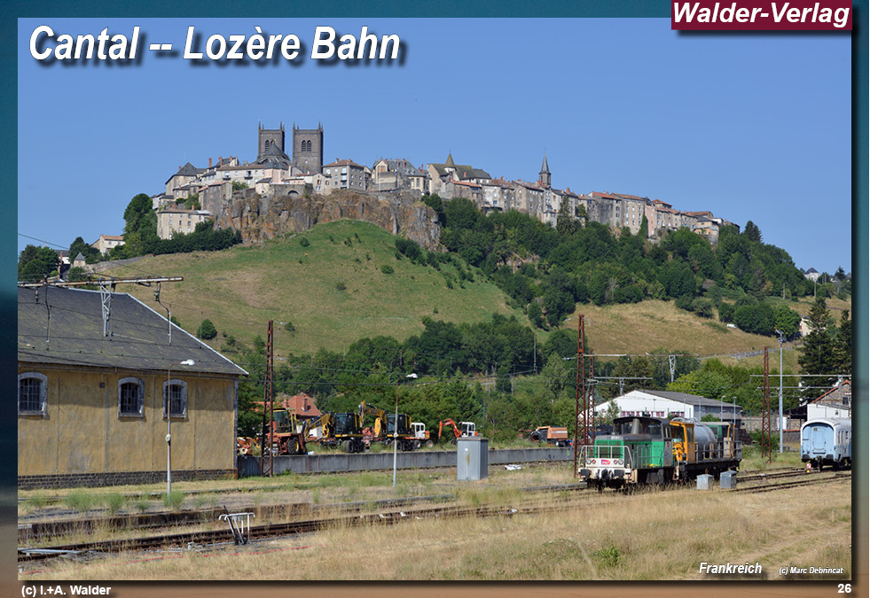 Eisenbahnen in Frankreich - Cantal - Lozère Bahn