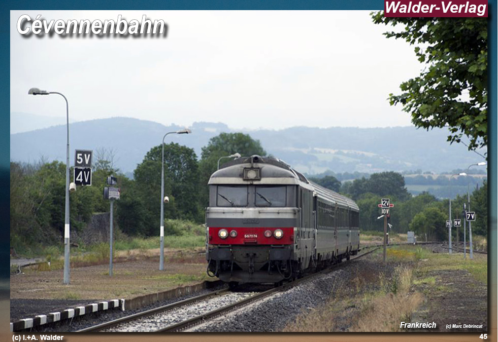 Eisenbahnen in Frankreich - Cévennenbahn