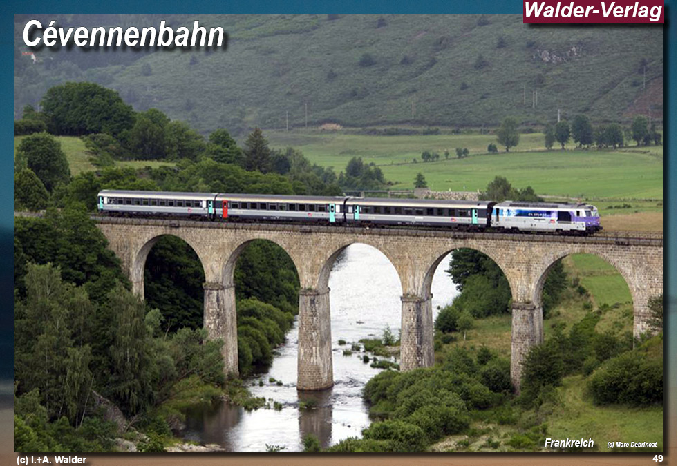 Eisenbahnen in Frankreich - Cévennenbahn