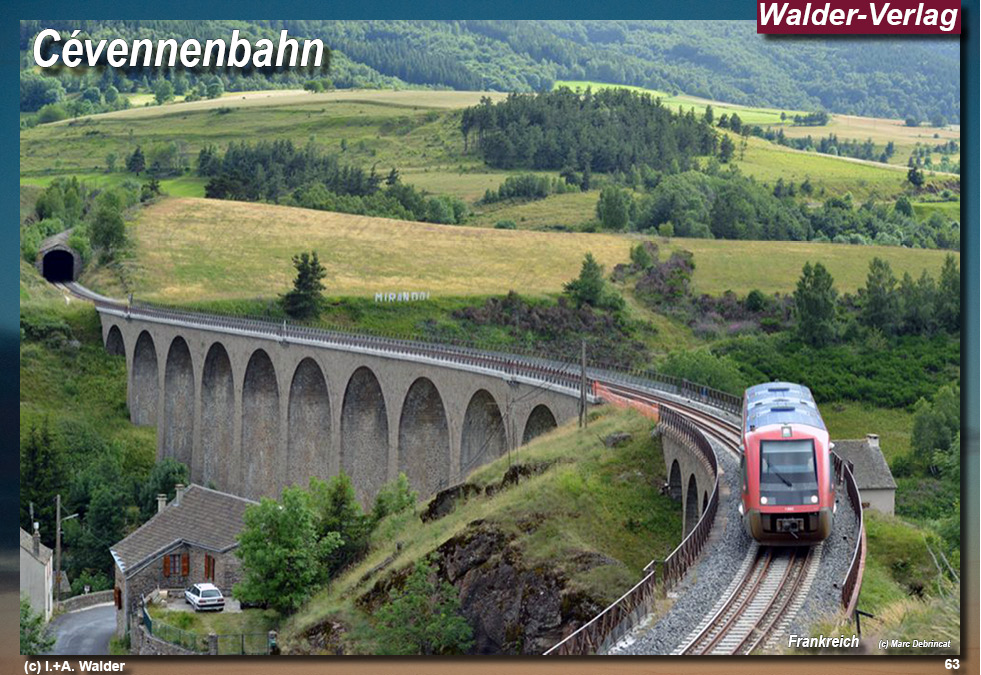Eisenbahnen in Frankreich - Cévennenbahn
