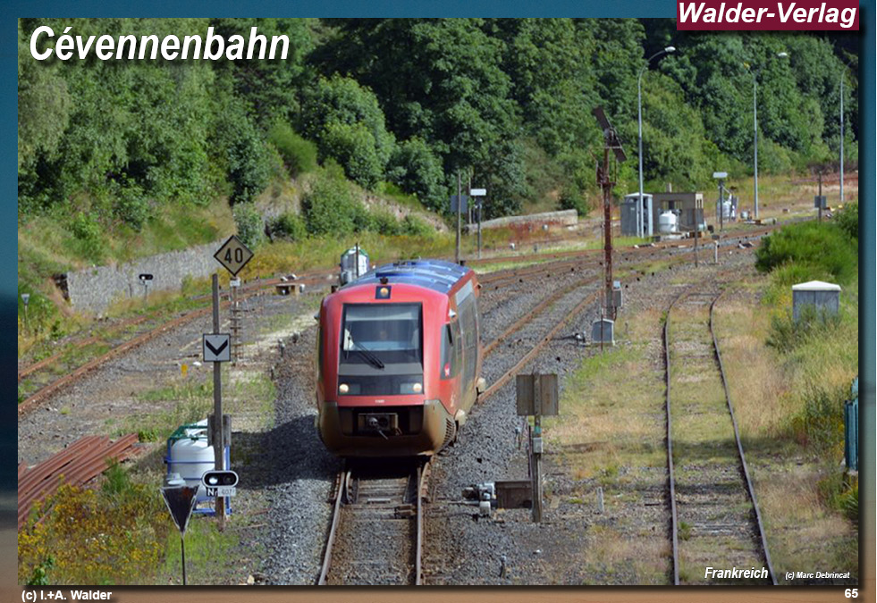 Eisenbahnen in Frankreich - Cévennenbahn