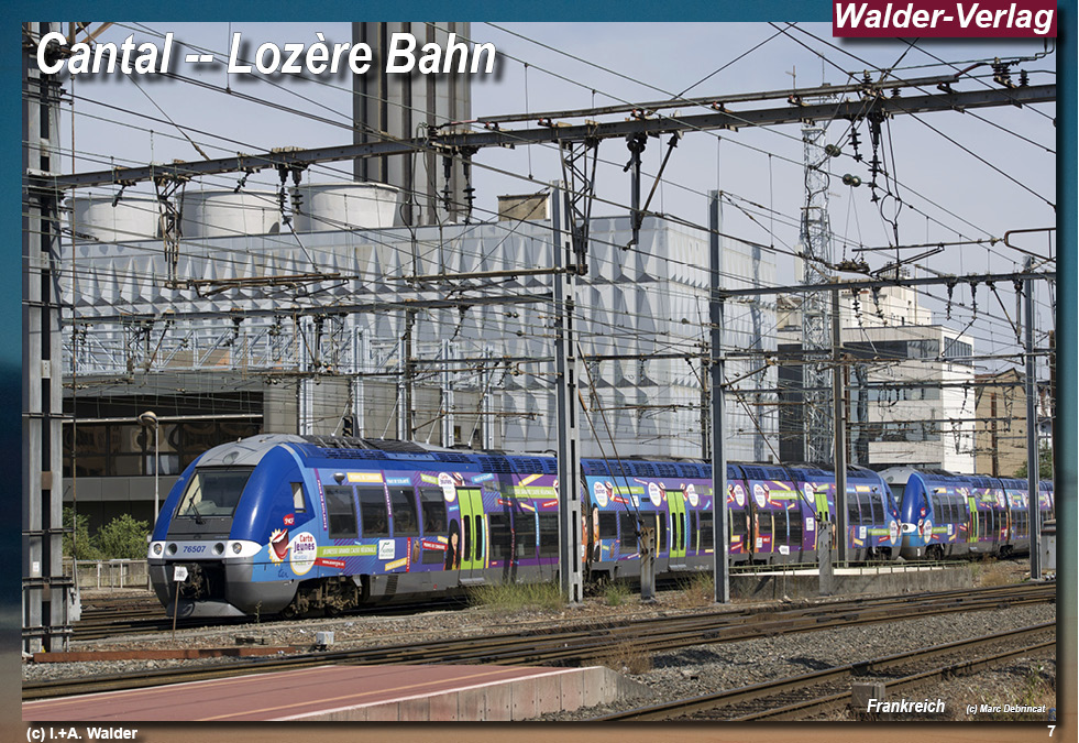 Eisenbahnen in Frankreich - Cantal - Lozère Bahn