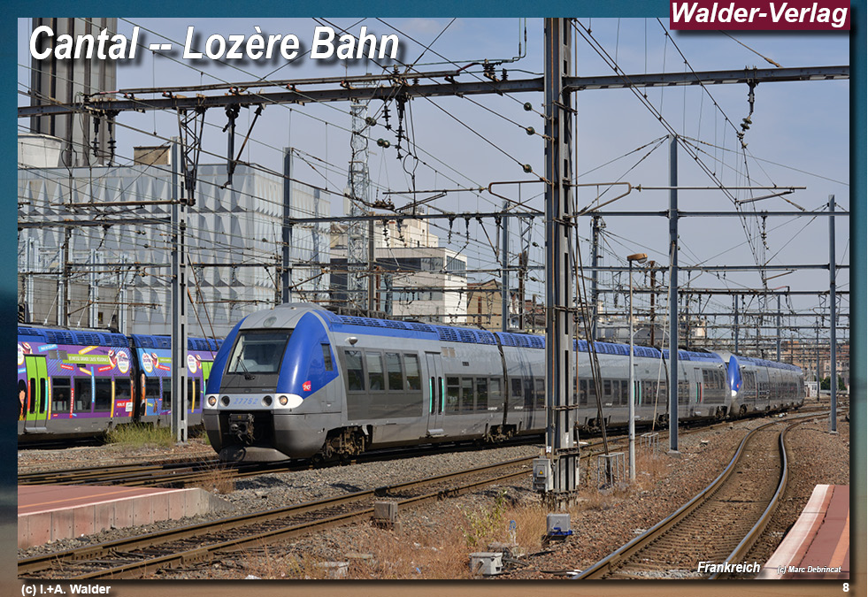 Eisenbahnen in Frankreich - Cantal - Lozère Bahn