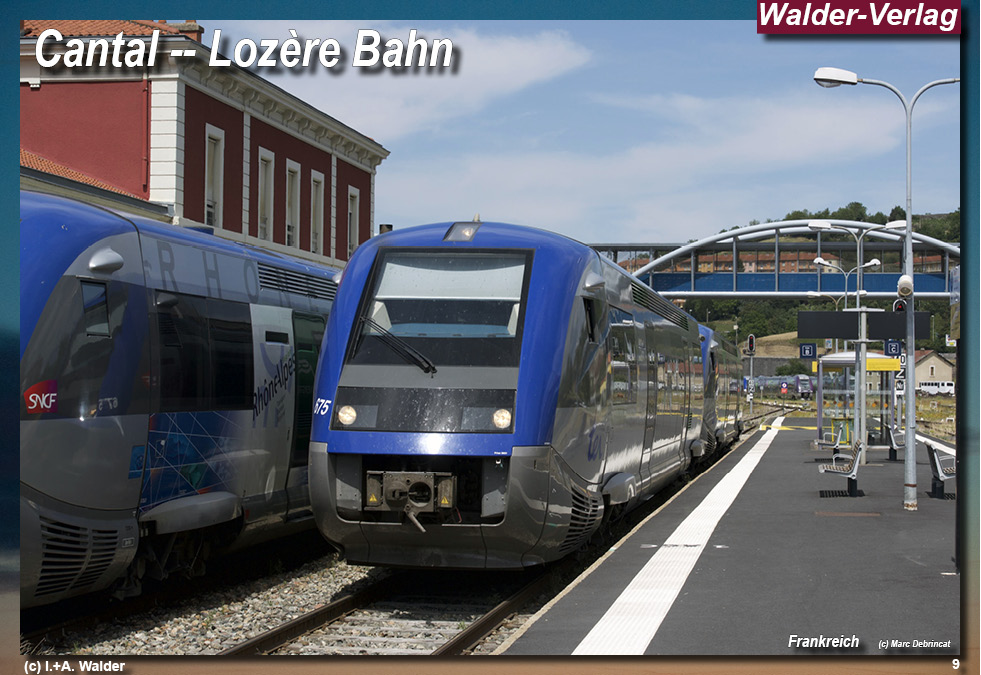 Eisenbahnen in Frankreich - Cantal - Lozère Bahn