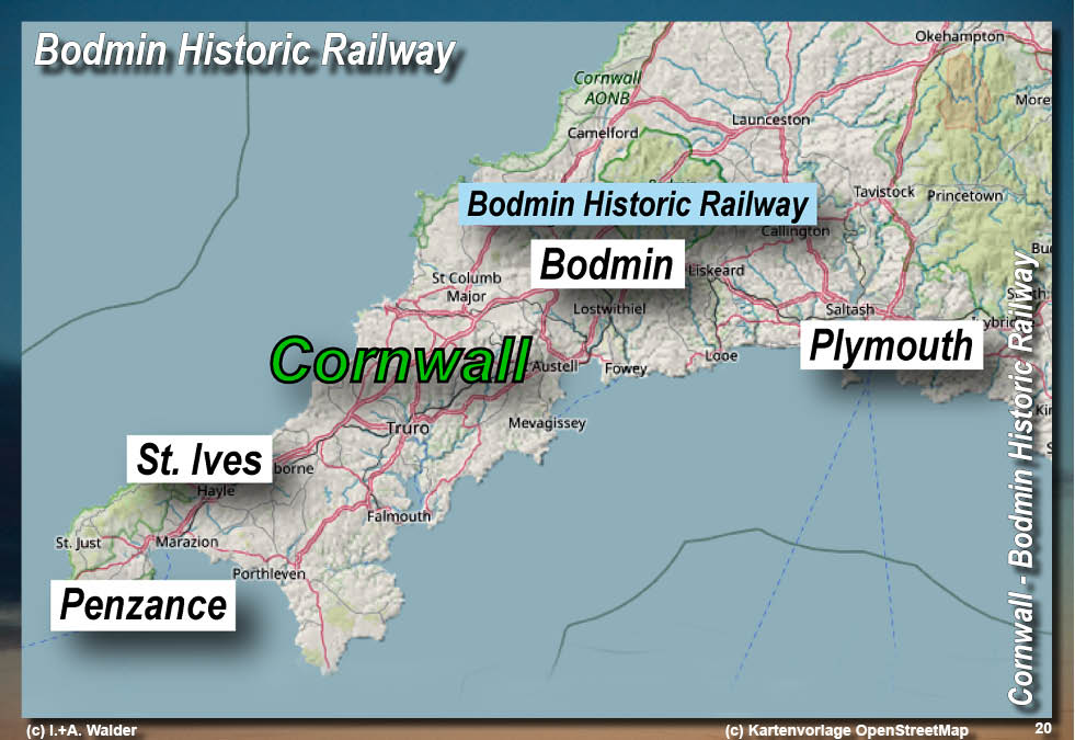 Eisenbahnmagazin: Museumseisenbahn Eisenbahnmagazin: Museumseisenbahn Bodmin Historic Railway in Cornwall